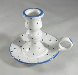 Gmundner Keramik-Leuchter mit Teller